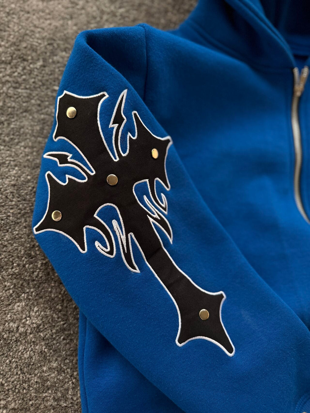 CUSTOM APPLIQUE EMBRODERY TRACKSUIT MADE FOR OUR USA CUSTOMER 🇺🇲