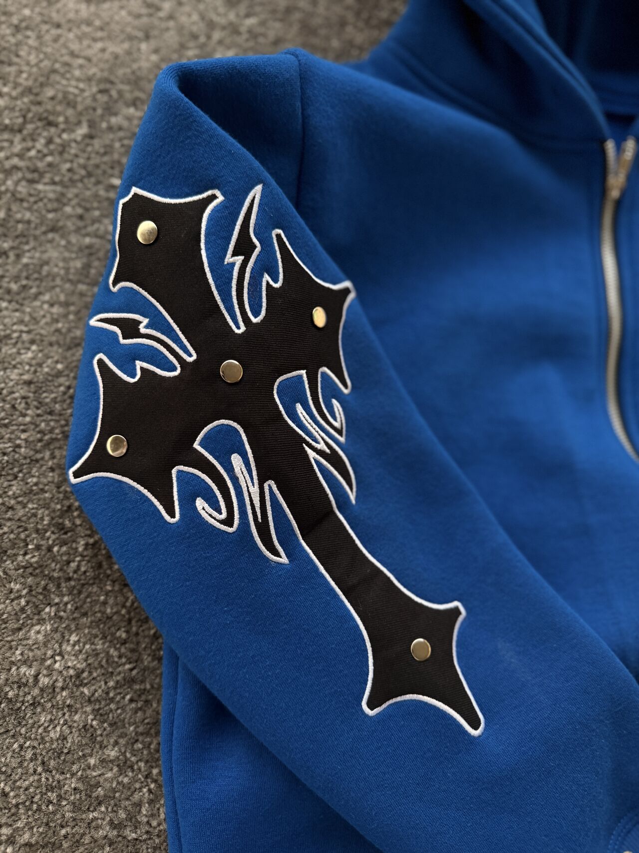 CUSTOM APPLIQUE EMBRODERY TRACKSUIT MADE FOR OUR USA CUSTOMER 🇺🇲