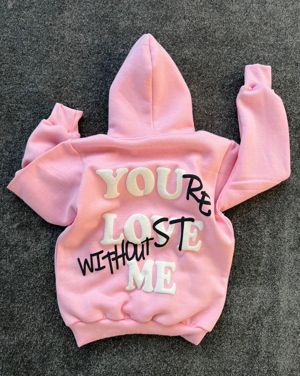 CUSTOM PUFF PRINTED HOODIE MADE FOR OUR USA CUSTOMER 🇺🇲