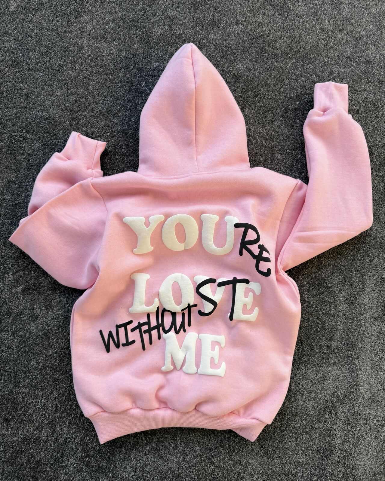 CUSTOM PUFF PRINTED HOODIE MADE FOR OUR USA CUSTOMER 🇺🇲
