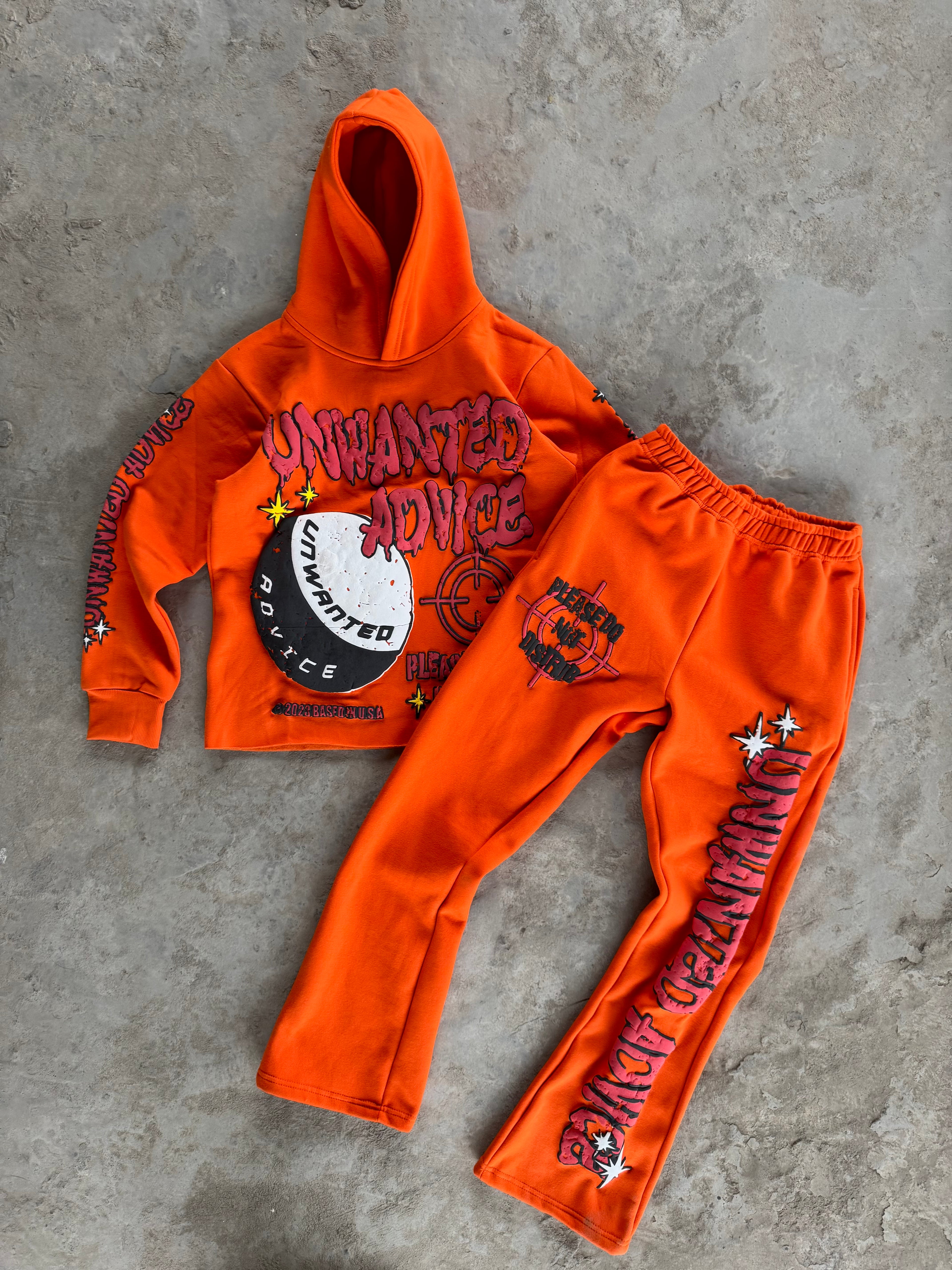 CUSTOM PUFF PRINTED TRACKSUIT MADE FOR OUR USA CUSTOMER 🇺🇲