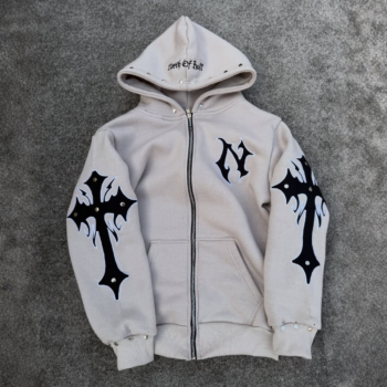 Stud Embroidery Tracksuit