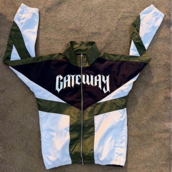 Windbreaker with Screen Printed Logos