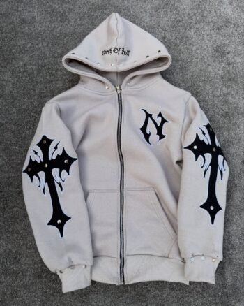 Stud Embroidery Tracksuit