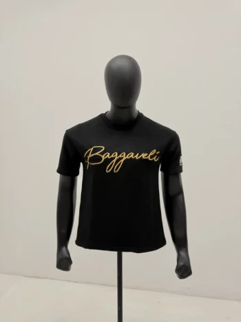 Regular Fit T-Shirt with Puff Printing & Embroidery